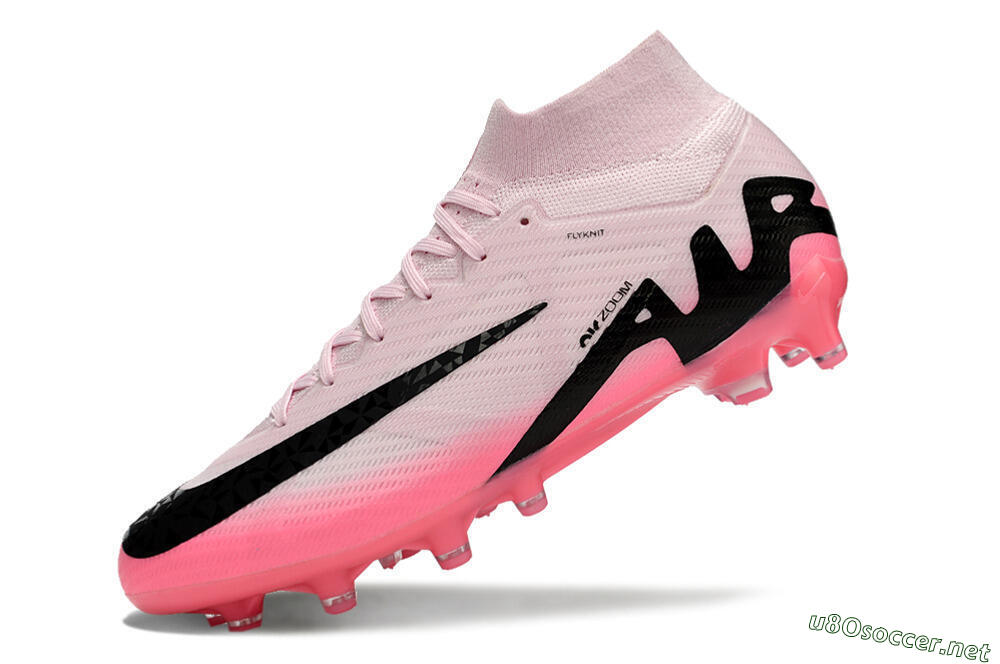 Men's Nike Air Zoom Mercurial Superfly 9 Elite FG Football Boots - Pink/Black 5