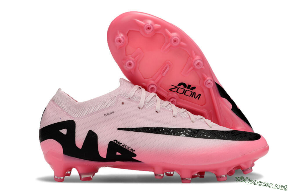 Men's Nike Air Zoom Mercurial Vapor 15 Elite FG Football Boots - Pink/Black 2