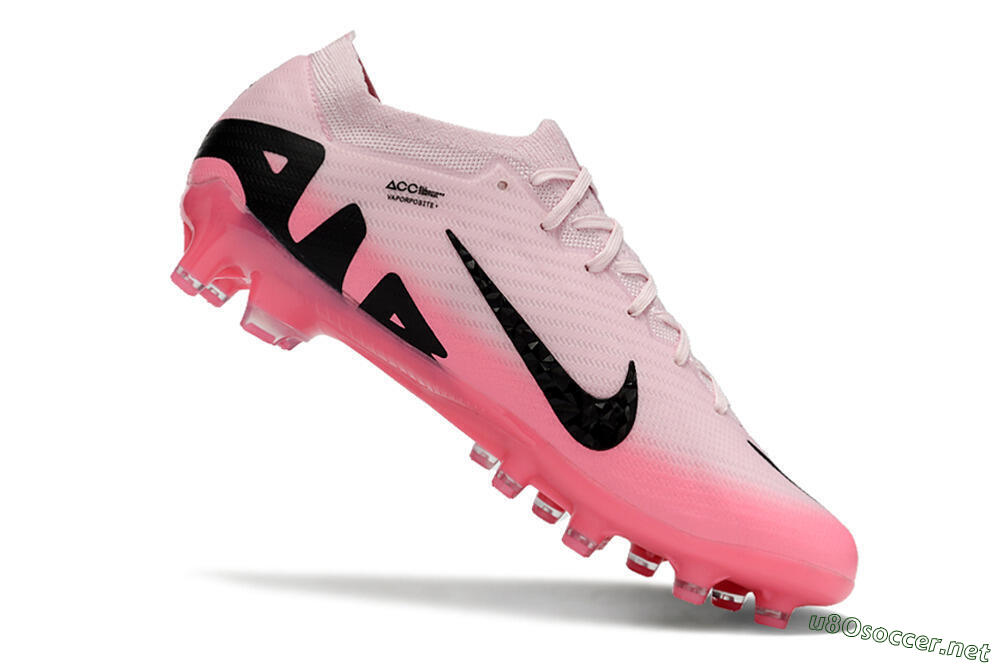 Men's Nike Air Zoom Mercurial Vapor 15 Elite FG Football Boots - Pink/Black 4