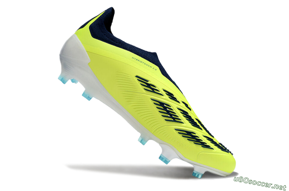 Men's Adidas Predator Accuracy+ FG Football Boots - Yellow/Blue/White 4