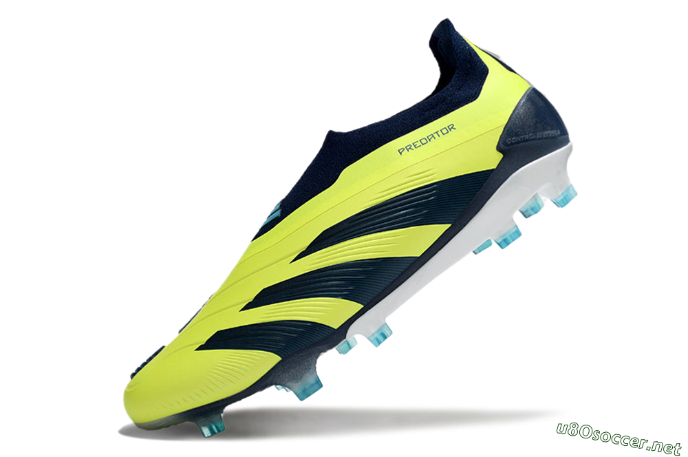 Men's Adidas Predator Accuracy+ FG Football Boots - Yellow/Blue/White 5