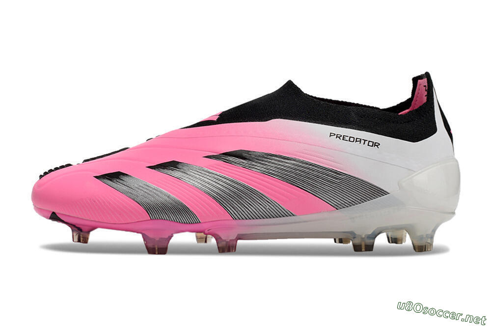 Men's Adidas Predator Accuracy+ FG Football Boots - Pink/Black/White 0