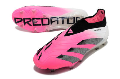 Men's Adidas Predator Accuracy+ FG Football Boots - Pink/Black/White