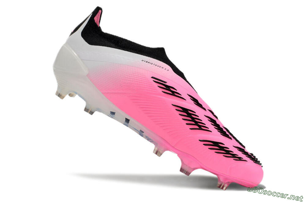 Men's Adidas Predator Accuracy+ FG Football Boots - Pink/Black/White 4