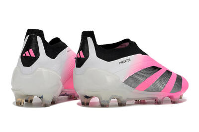 Men's Adidas Predator Accuracy+ FG Football Boots - Pink/Black/White