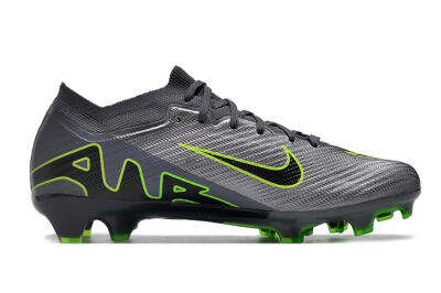 Unisex Nike Air Zoom Mercurial Vapor 15 Elite FG Football Boots - Silver/Grey/Green
