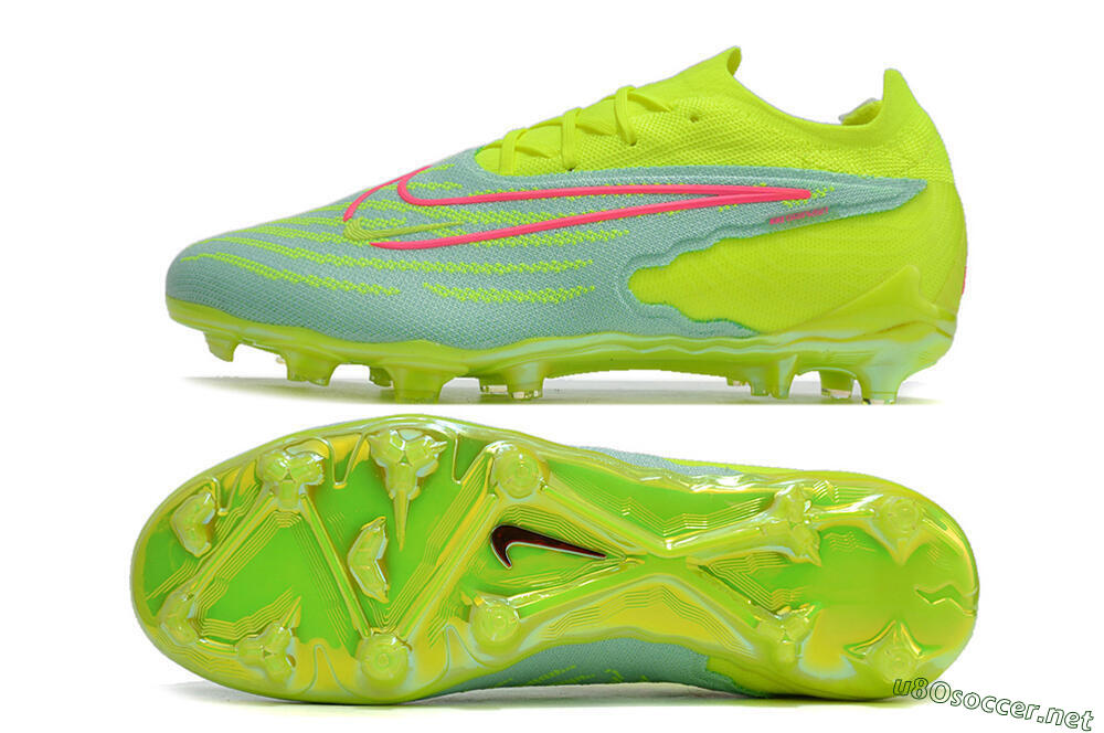 Men's Nike Phantom GX Elite FG Football Boots - Green/Yellow/Red 1