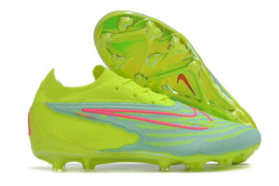 Men's Nike Phantom GX Elite FG Football Boots - Green/Yellow/Red
