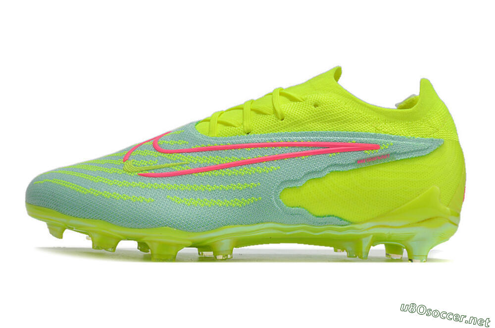 Men's Nike Phantom GX Elite FG Football Boots - Green/Yellow/Red 0
