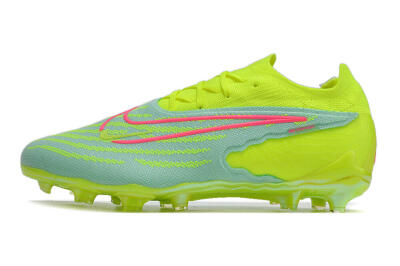 Men's Nike Phantom GX Elite FG Football Boots - Green/Yellow/Red