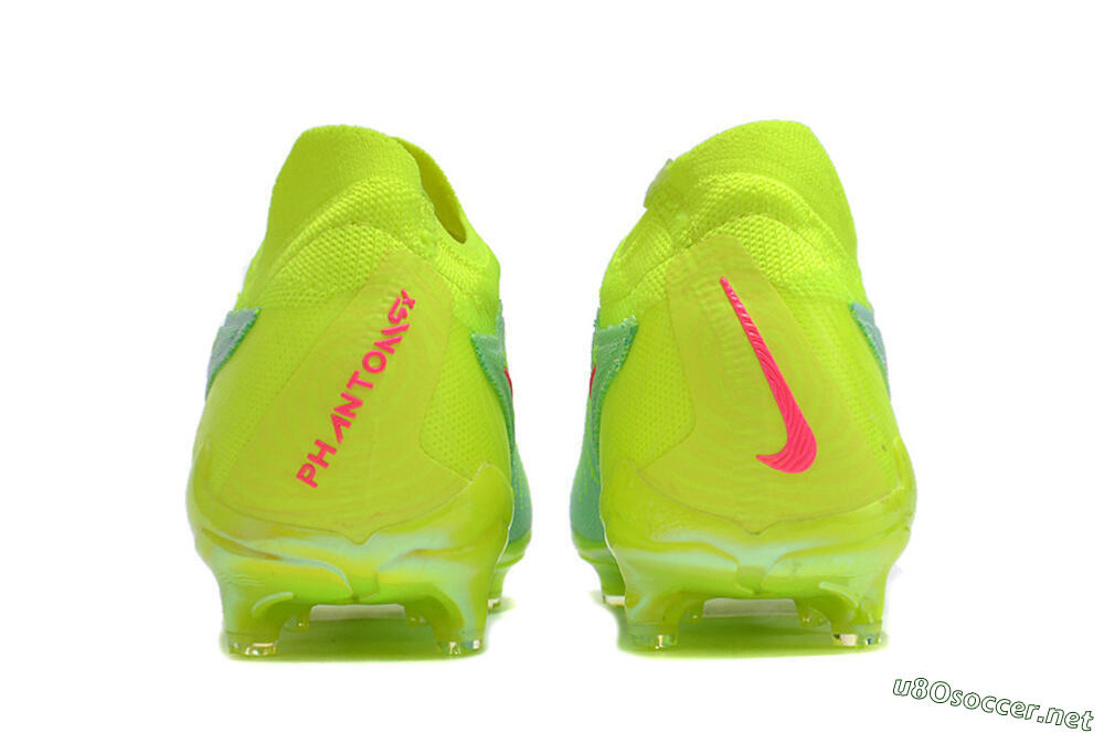 Men's Nike Phantom GX Elite FG Football Boots - Green/Yellow/Red 6