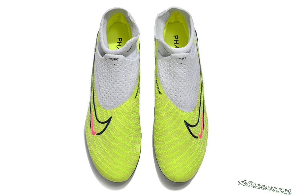Men's Nike Phantom GX Elite FG Football Boots - Grey/Green/Pink 5