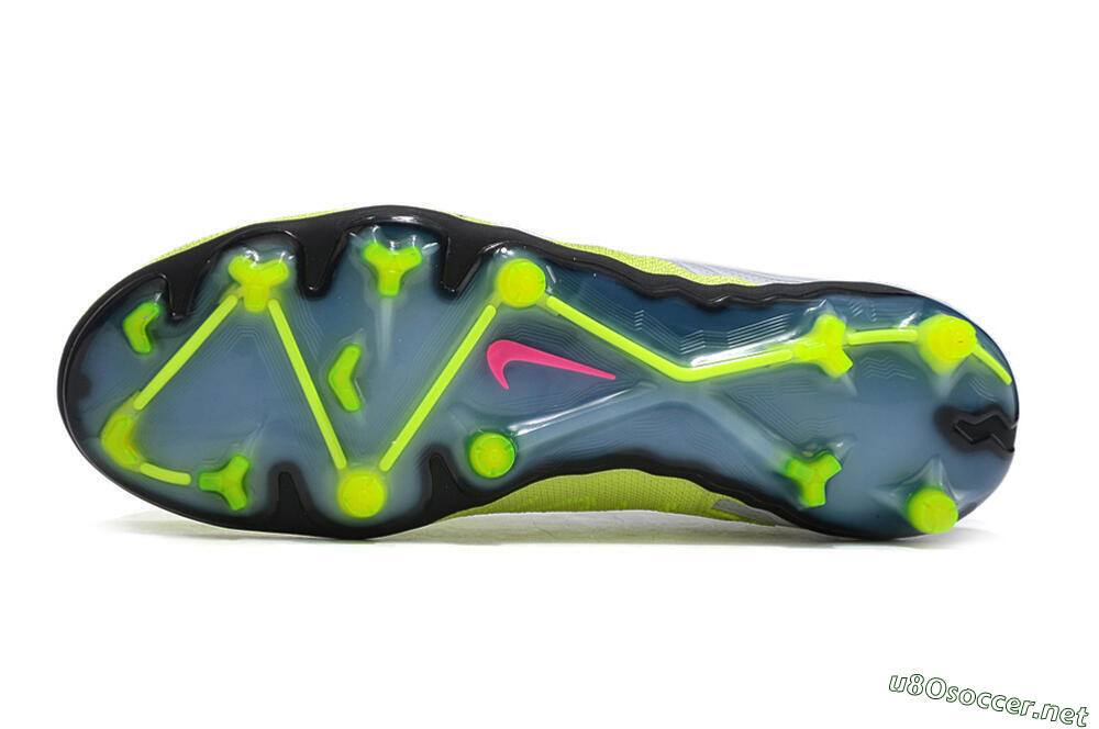 Men's Nike Phantom GX Elite FG Football Boots - Grey/Green/Pink 7
