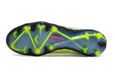 Men's Nike Phantom GX Elite FG Football Boots - Grey/Green/Pink