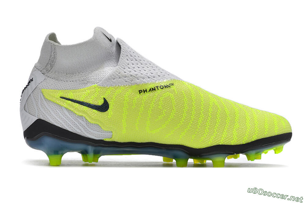 Men's Nike Phantom GX Elite FG Football Boots - Grey/Green/Pink 4