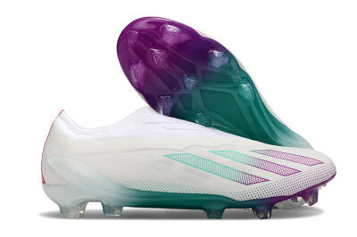 Men's Adidas X 24 Crazyfast+ FG Football Boots - White/Pink/Green
