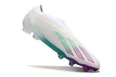 Men's Adidas X 24 Crazyfast+ FG Football Boots - White/Pink/Green