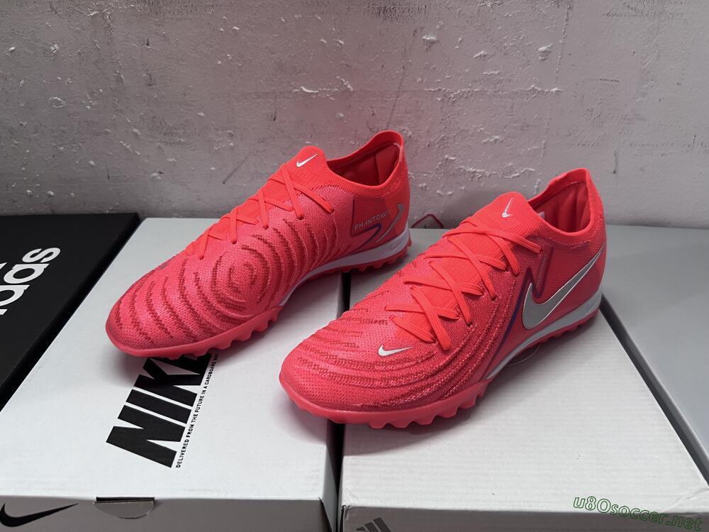 Men's Nike Phantom Luna 2 Elite TF Football Shoes - Red/Black/Blue/White