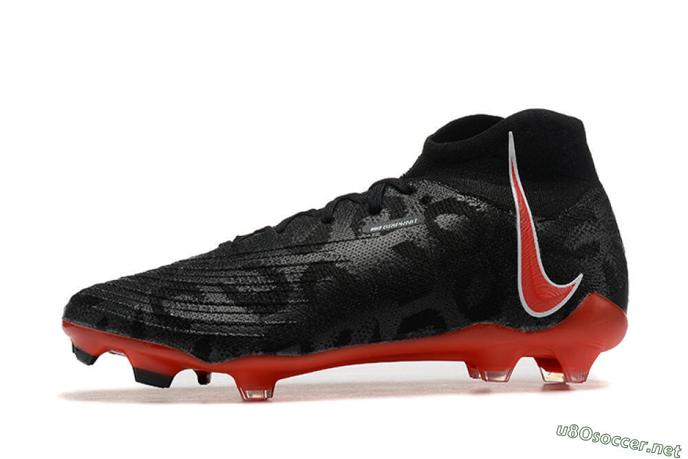 Men's Nike Phantom Luna Elite UN FG Football Boots - Black/White/Red 0