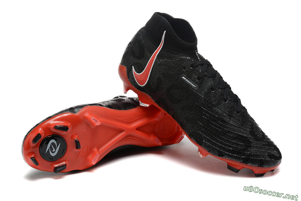 Men's Nike Phantom Luna Elite UN FG Football Boots - Black/White/Red 4
