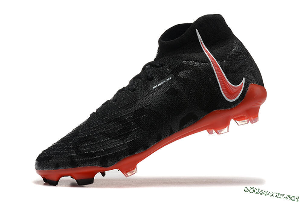 Men's Nike Phantom Luna Elite UN FG Football Boots - Black/White/Red 9