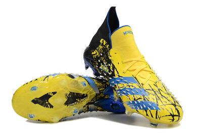 Unisex Adidas Predator Freak.1 Marvel FG Football Boots - Yellow/Blue/Black