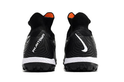 Unisex Nike Phantom GX Elite DF Black Pack TF Football Shoes - Black/White/Orange