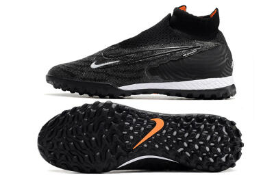 Unisex Nike Phantom GX Elite DF Black Pack TF Football Shoes - Black/White/Orange