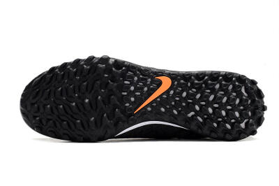 Unisex Nike Phantom GX Elite DF Black Pack TF Football Shoes - Black/White/Orange