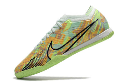 Unisex Nike Air Zoom Mercurial Vapor 15 Elite IC Football Shoes - Green/Orange/Black