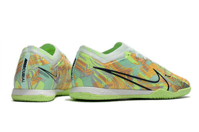 Unisex Nike Air Zoom Mercurial Vapor 15 Elite IC Football Shoes - Green/Orange/Black