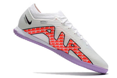 Unisex Nike Air Zoom Mercurial Vapor 15 Elite IC Football Shoes - White/Red/Black