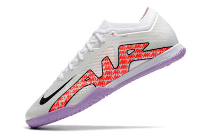 Unisex Nike Air Zoom Mercurial Vapor 15 Elite IC Football Shoes - White/Red/Black