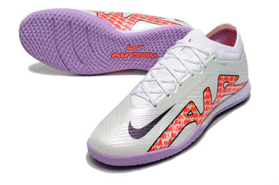 Unisex Nike Air Zoom Mercurial Vapor 15 Elite IC Football Shoes - White/Red/Black