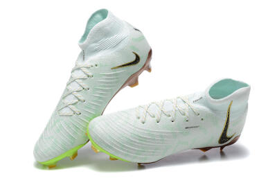 Men's Nike Phantom Luna Elite United Golden Pack FG Football Boots - Jade/Black/Gold