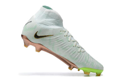 Men's Nike Phantom Luna Elite United Golden Pack FG Football Boots - Jade/Black/Gold