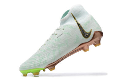 Men's Nike Phantom Luna Elite United Golden Pack FG Football Boots - Jade/Black/Gold