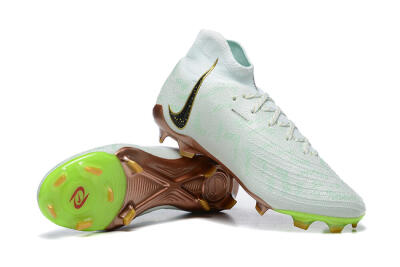 Men's Nike Phantom Luna Elite United Golden Pack FG Football Boots - Jade/Black/Gold