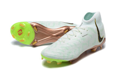 Men's Nike Phantom Luna Elite United Golden Pack FG Football Boots - Jade/Black/Gold