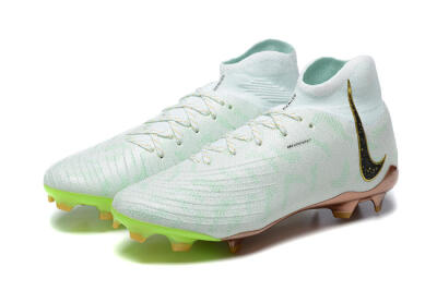 Men's Nike Phantom Luna Elite United Golden Pack FG Football Boots - Jade/Black/Gold