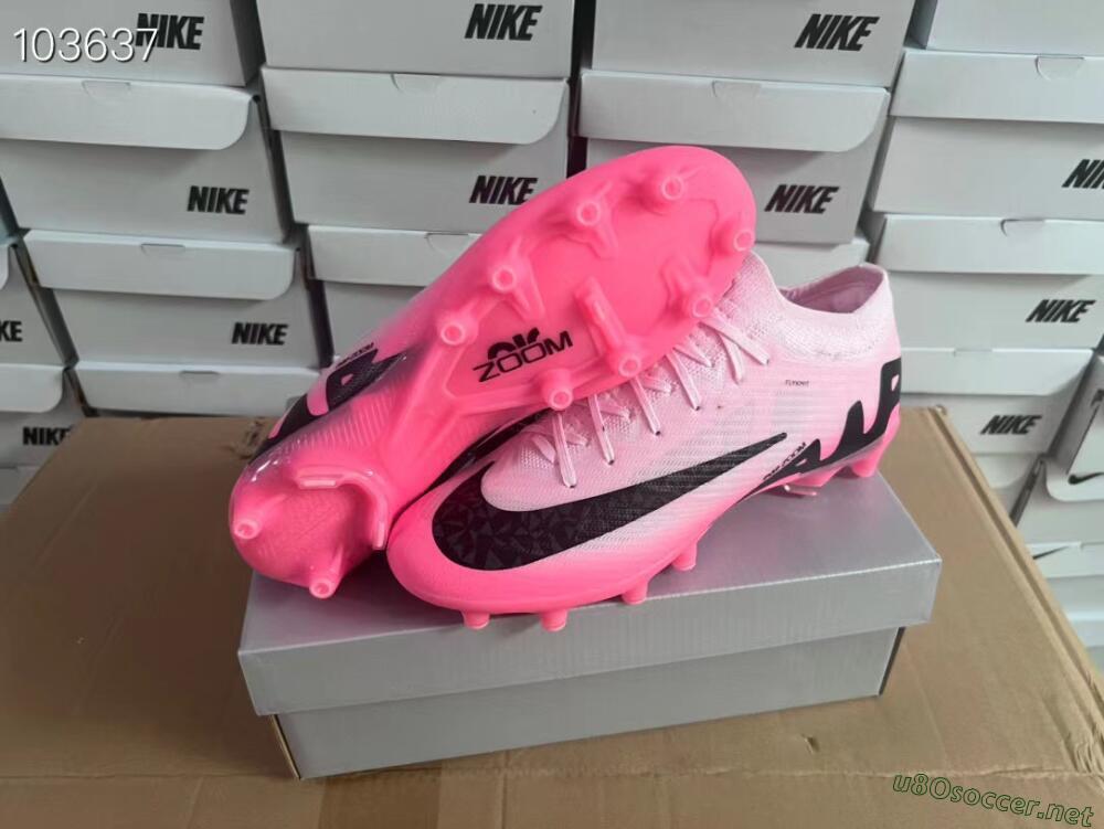 Men's Nike Air Zoom Mercurial Vapor 15 Elite FG Football Boots - Pink/Black