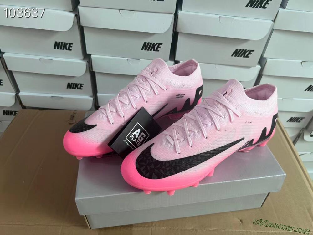 Men's Nike Air Zoom Mercurial Vapor 15 Elite FG Football Boots - Pink/Black