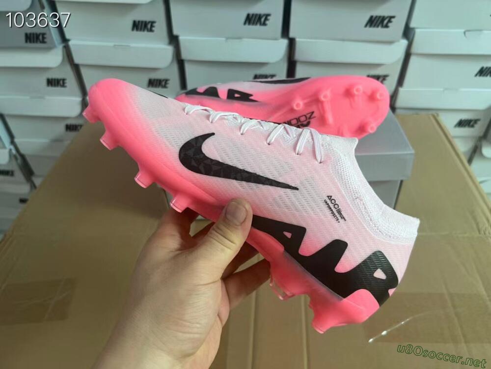 Men's Nike Air Zoom Mercurial Vapor 15 Elite FG Football Boots - Pink/Black