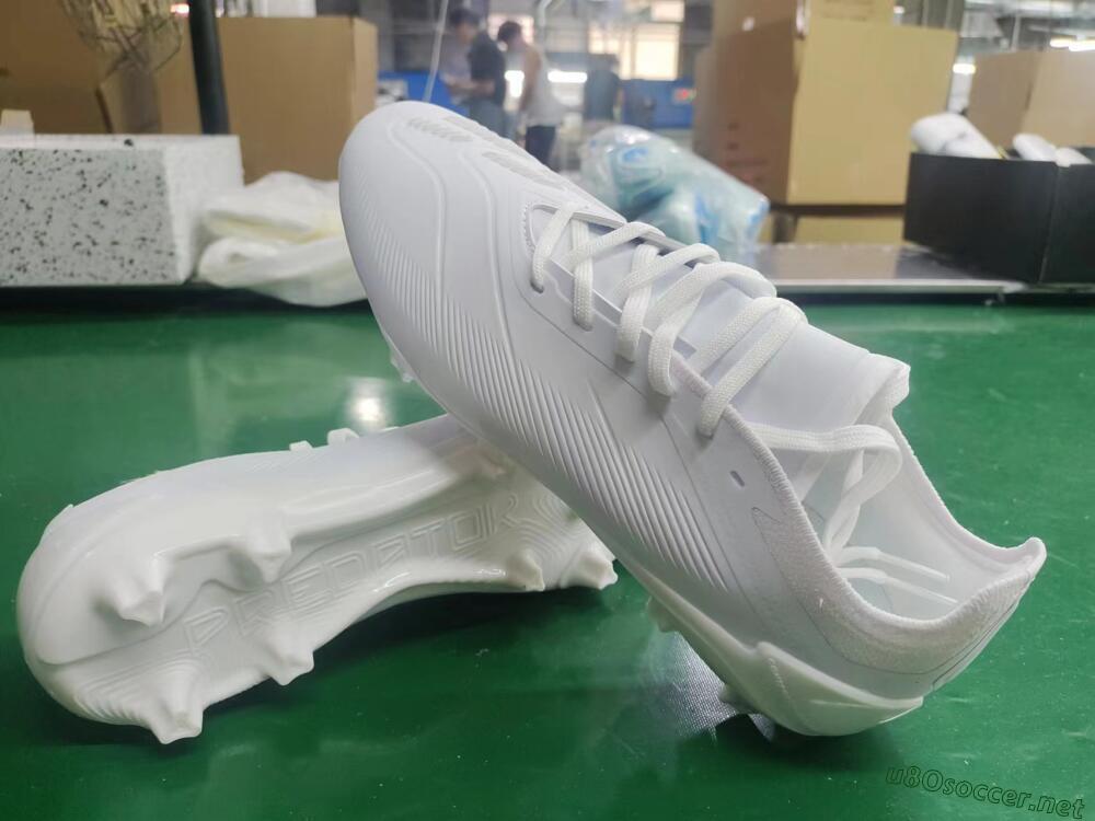 Men's Adidas Predator Accuracy.1 FG Football Boots - White/Beige