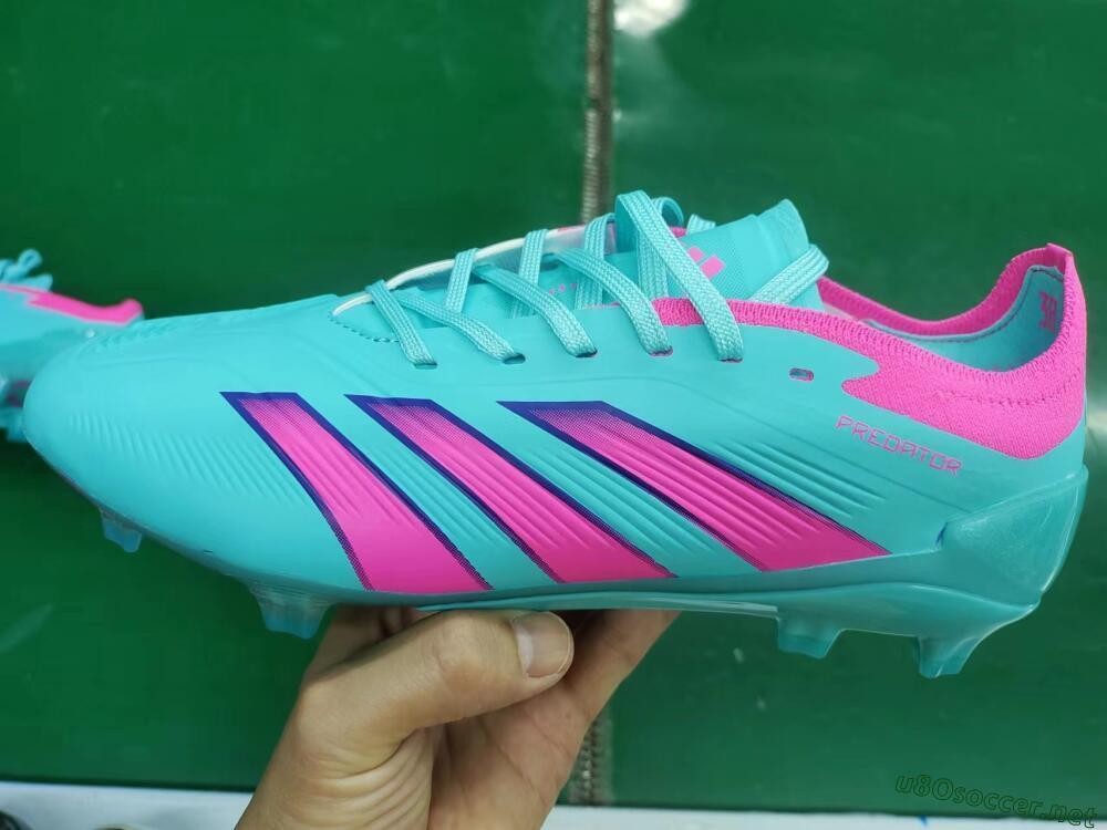Men's Adidas Predator Accuracy FG Football Boots - Jade/Pink/Purple