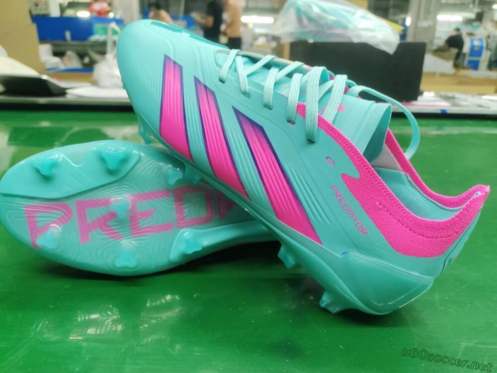 Men's Adidas Predator Accuracy FG Football Boots - Jade/Pink/Purple