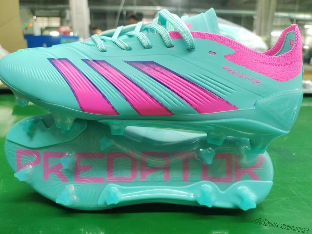 Men's Adidas Predator Accuracy FG Football Boots - Jade/Pink/Purple