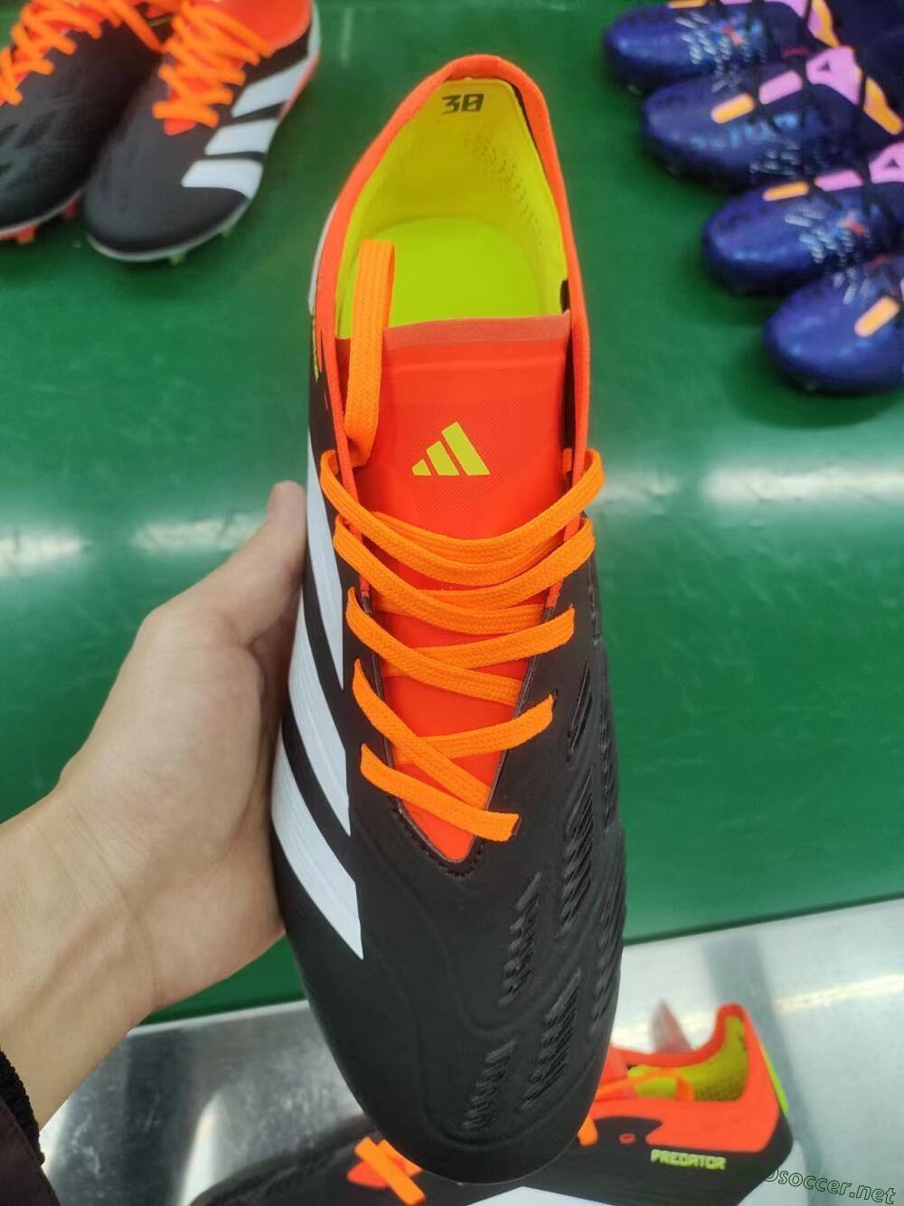 Men's Adidas Predator Elite FG Football Boots - Black/White/Pink