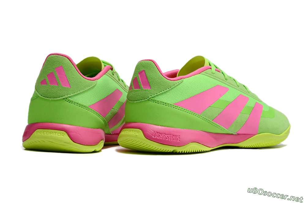 Men's Adidas Predator 24 Elite IC Football Shoes - Yellow/Pink 6