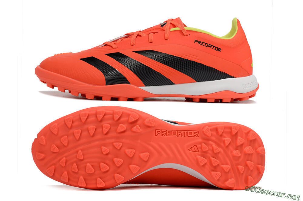 Men's Adidas Predator 24 Elite TF Football Shoes - Red/Black/White 1
